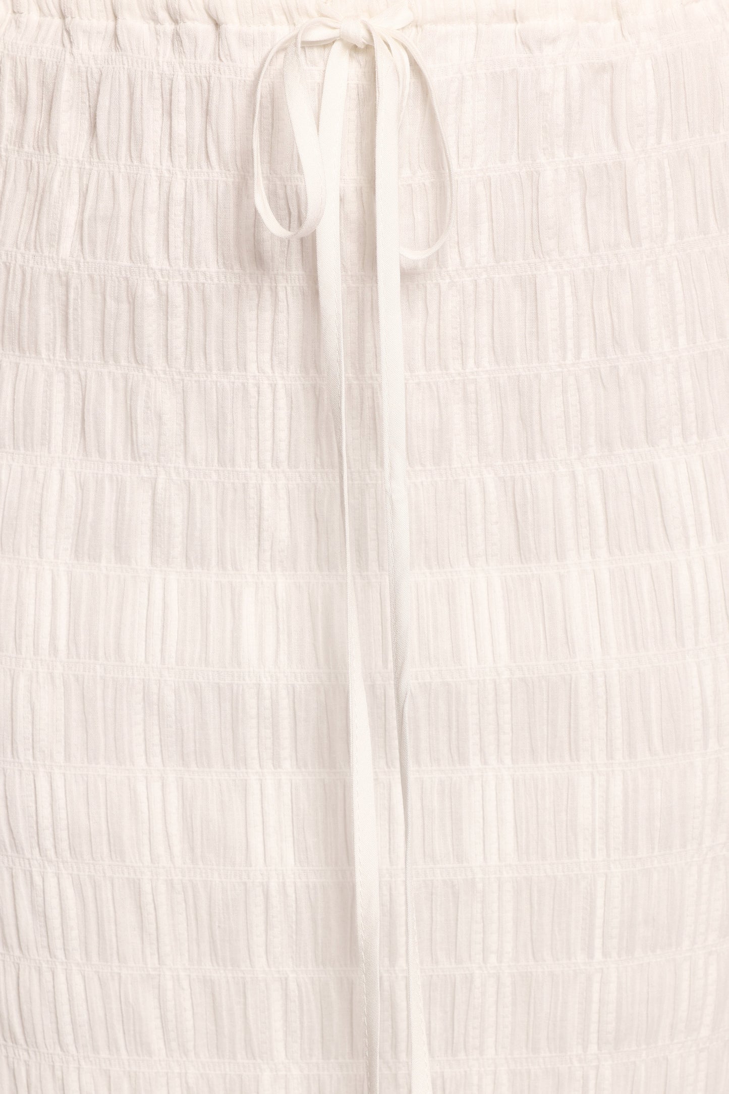 Charlotte Textured Maxi Skirt - White