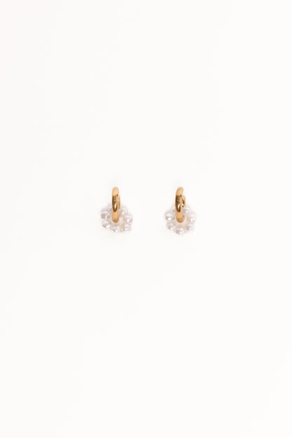 Cheri Earrings - Gold/Pearl