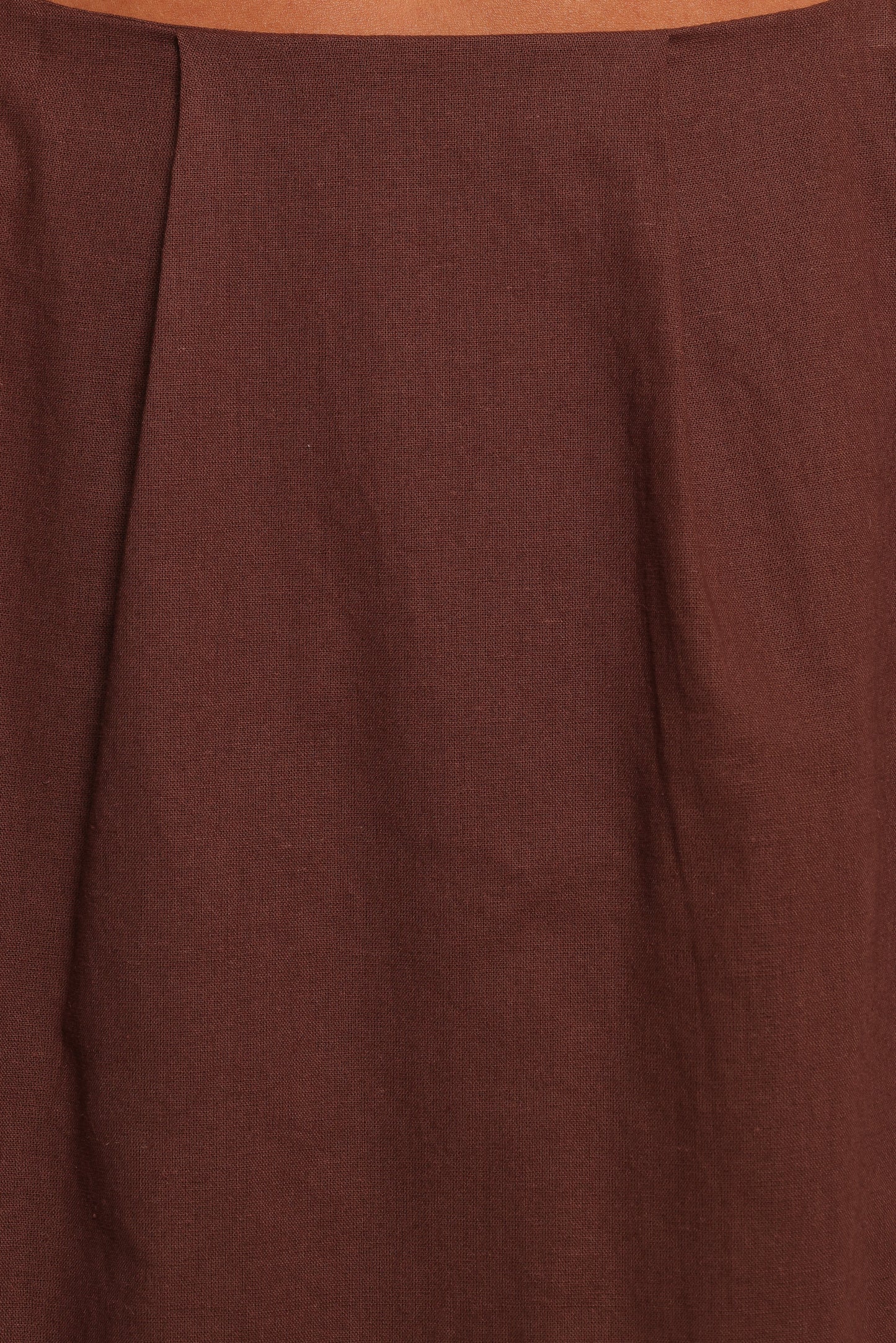 Chiaro Midi Skirt - Brown