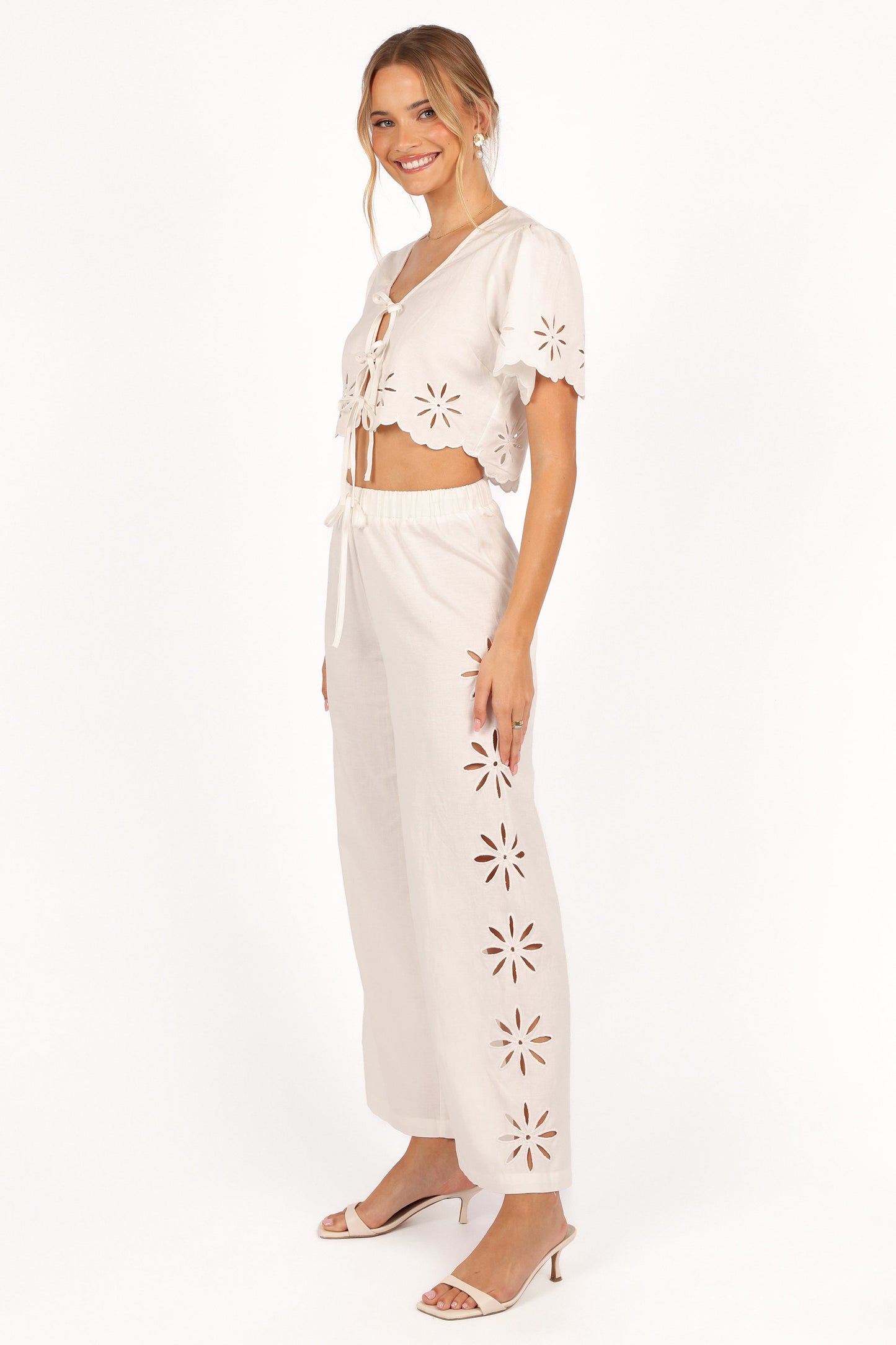 Chloe Two Piece Set - White