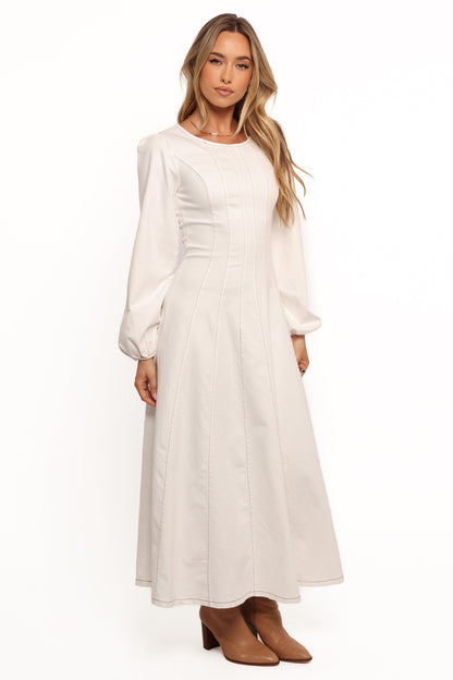 Cilla Midi Dress - White