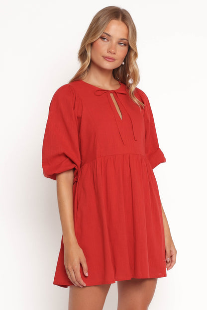 Cinzia Mini Dress - Red