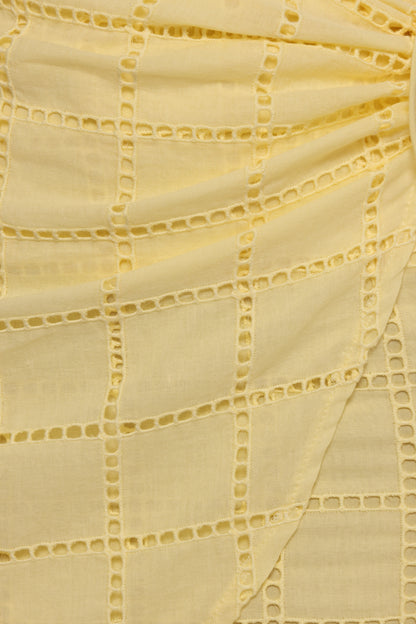 Clare Mini Skirt - Butter Yellow