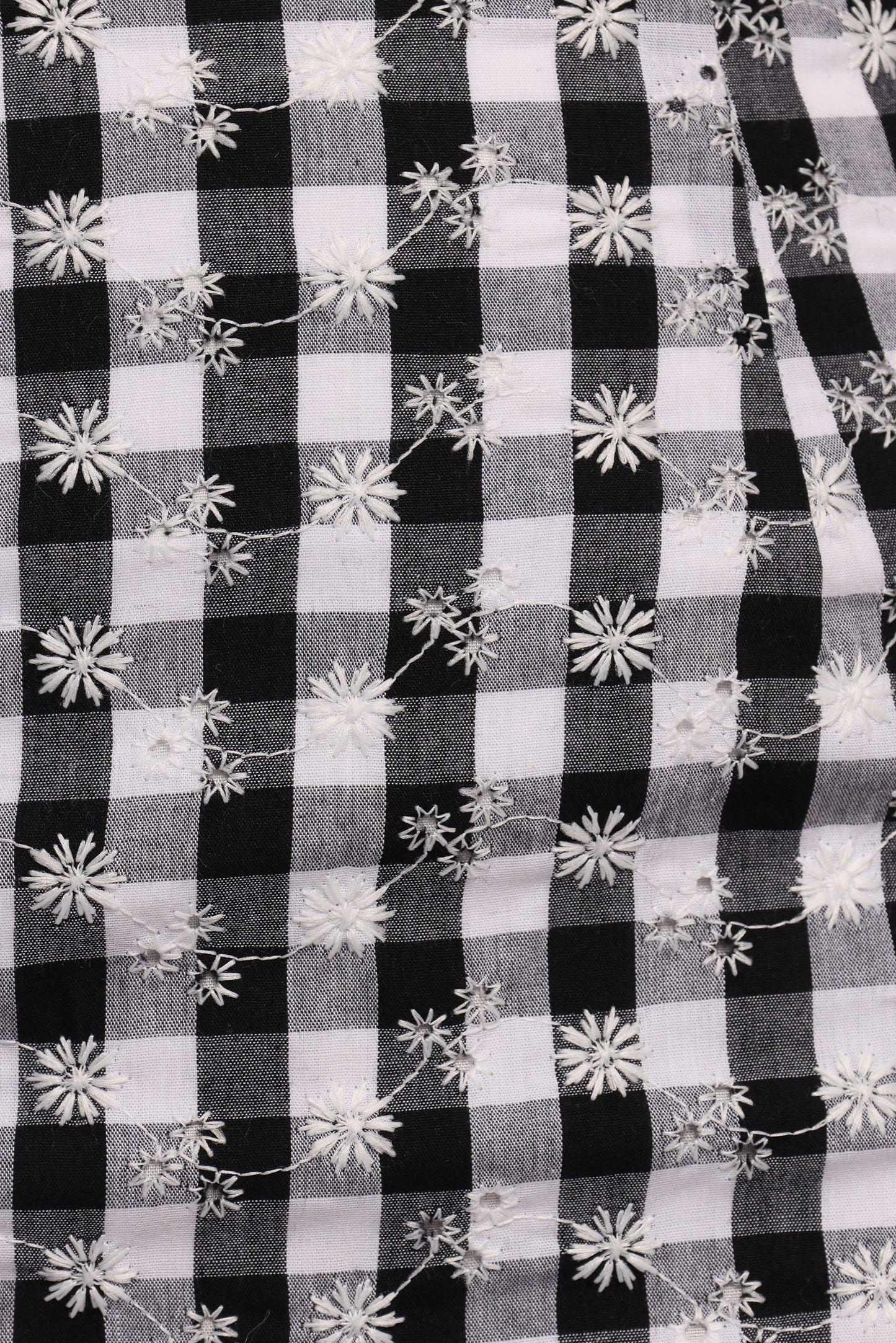 Clement Mini Skirt - Black White Gingham