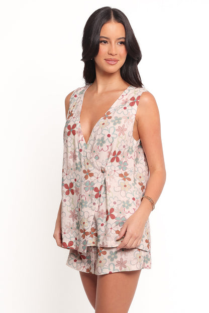 Clemie Wrap Top - Mirabelle Floral