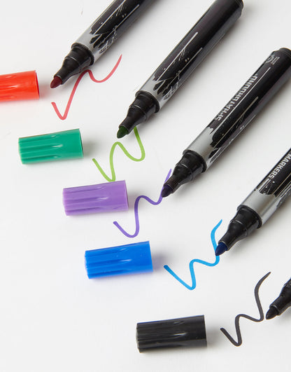 THE SPRAYGROUND DIY WHITE BACKPACK (VEGAN LEATHER & INNER MONEY LINING) & MARKERS INCLUDED