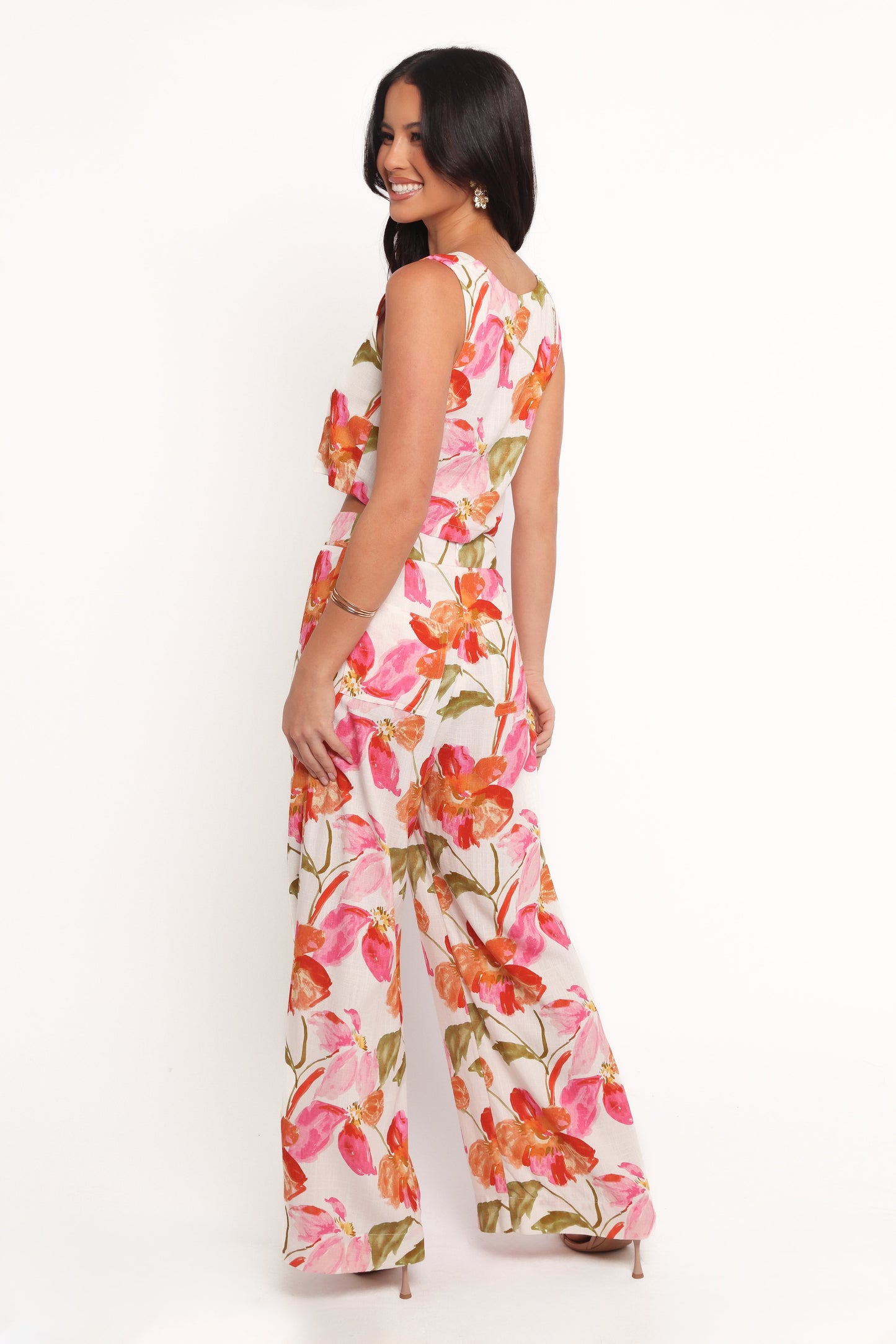 Saffra Wide Leg Pants - Everlyn Print