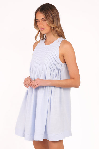 Daniela Mini Dress - Blue