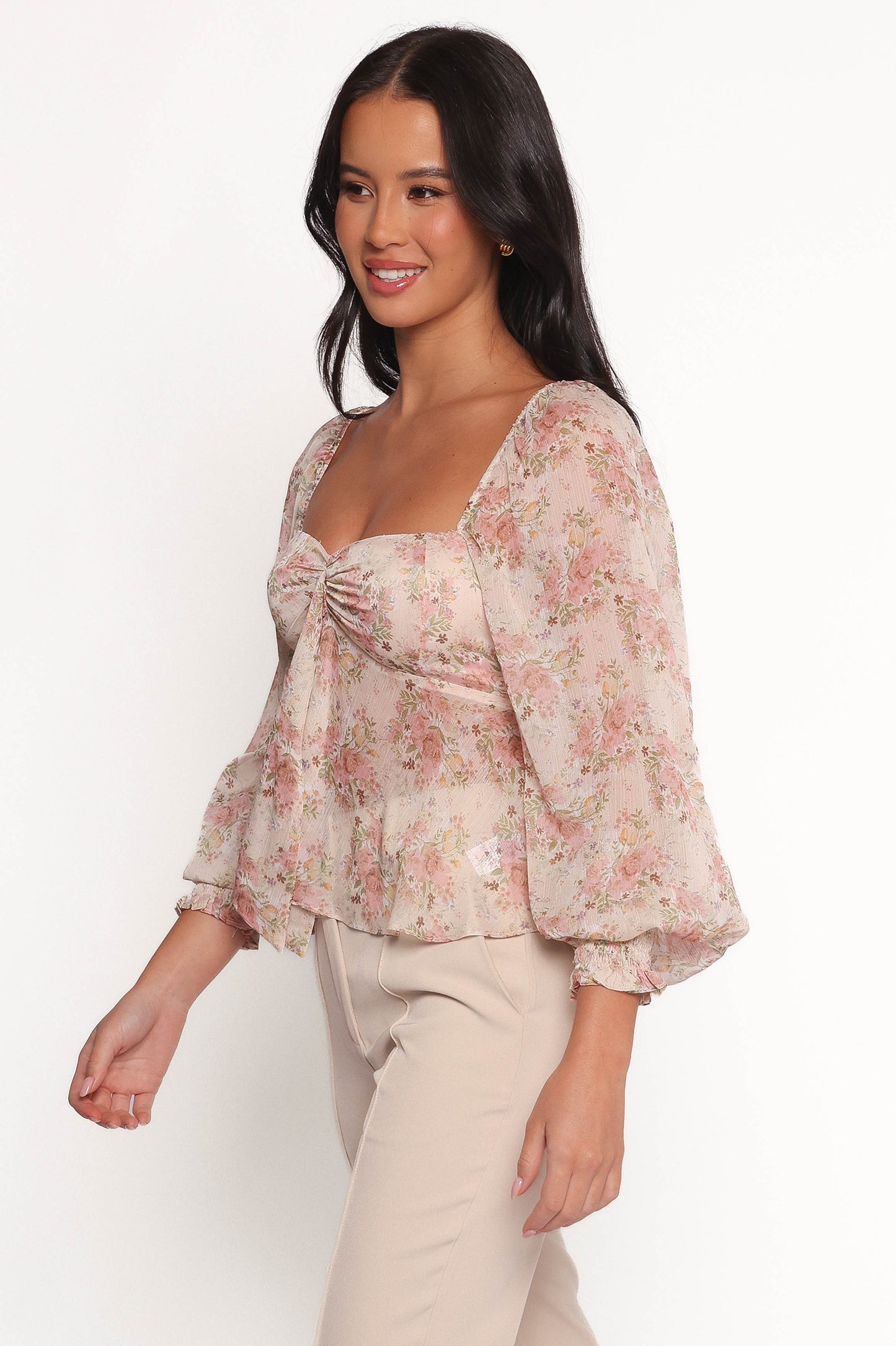 Darrie Long Sleeve Top - Blush