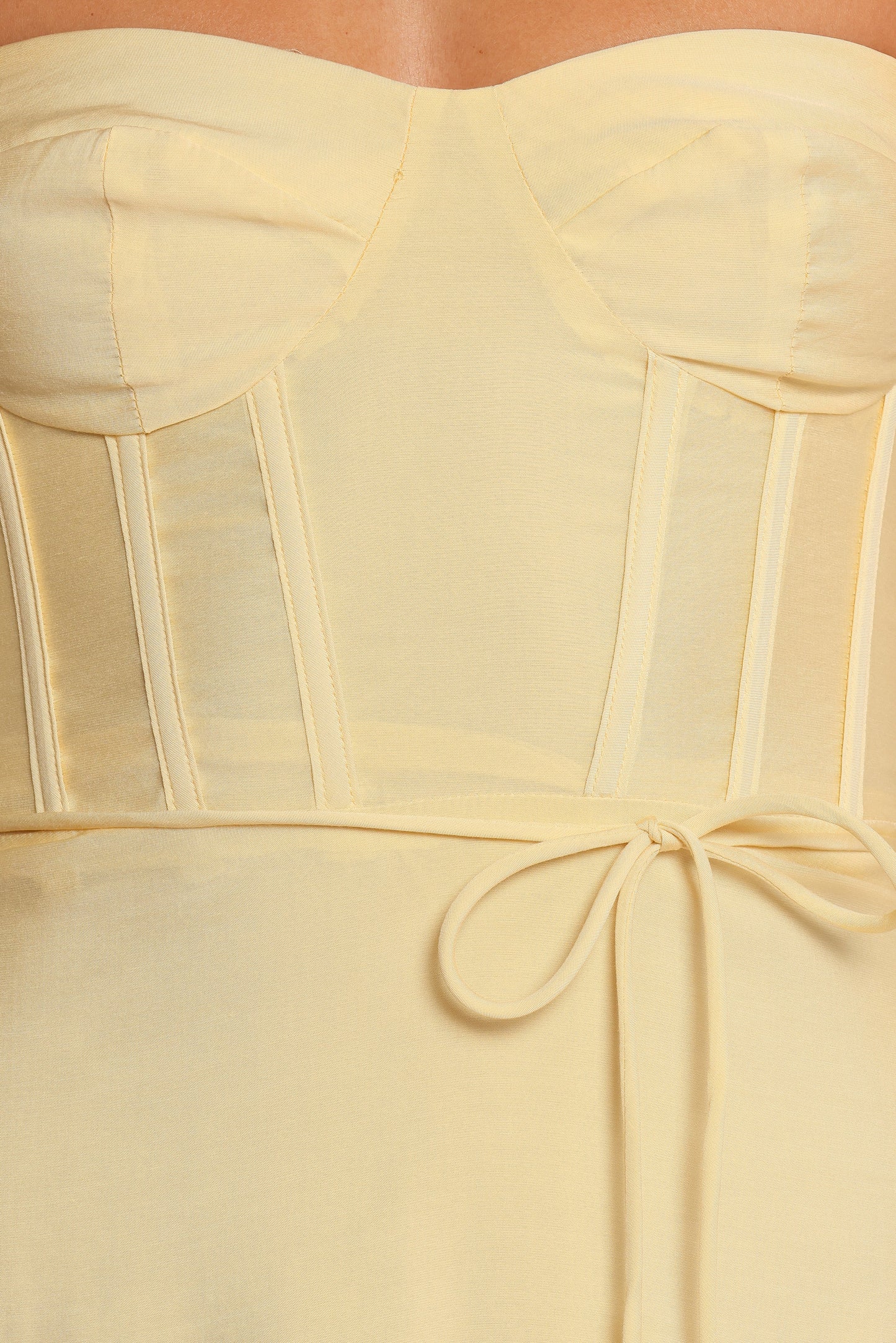 Della Midi Dress - Yellow