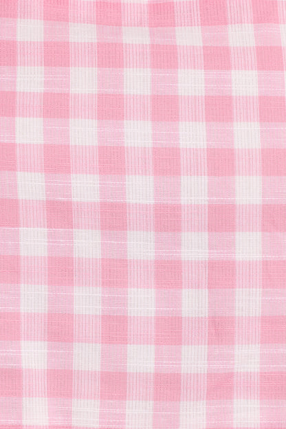 Devlin Cotton Top - Pink Gingham