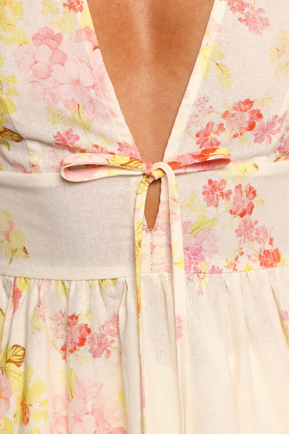 Duchess Top - Pink Floral