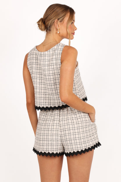 Elea Short - Black White