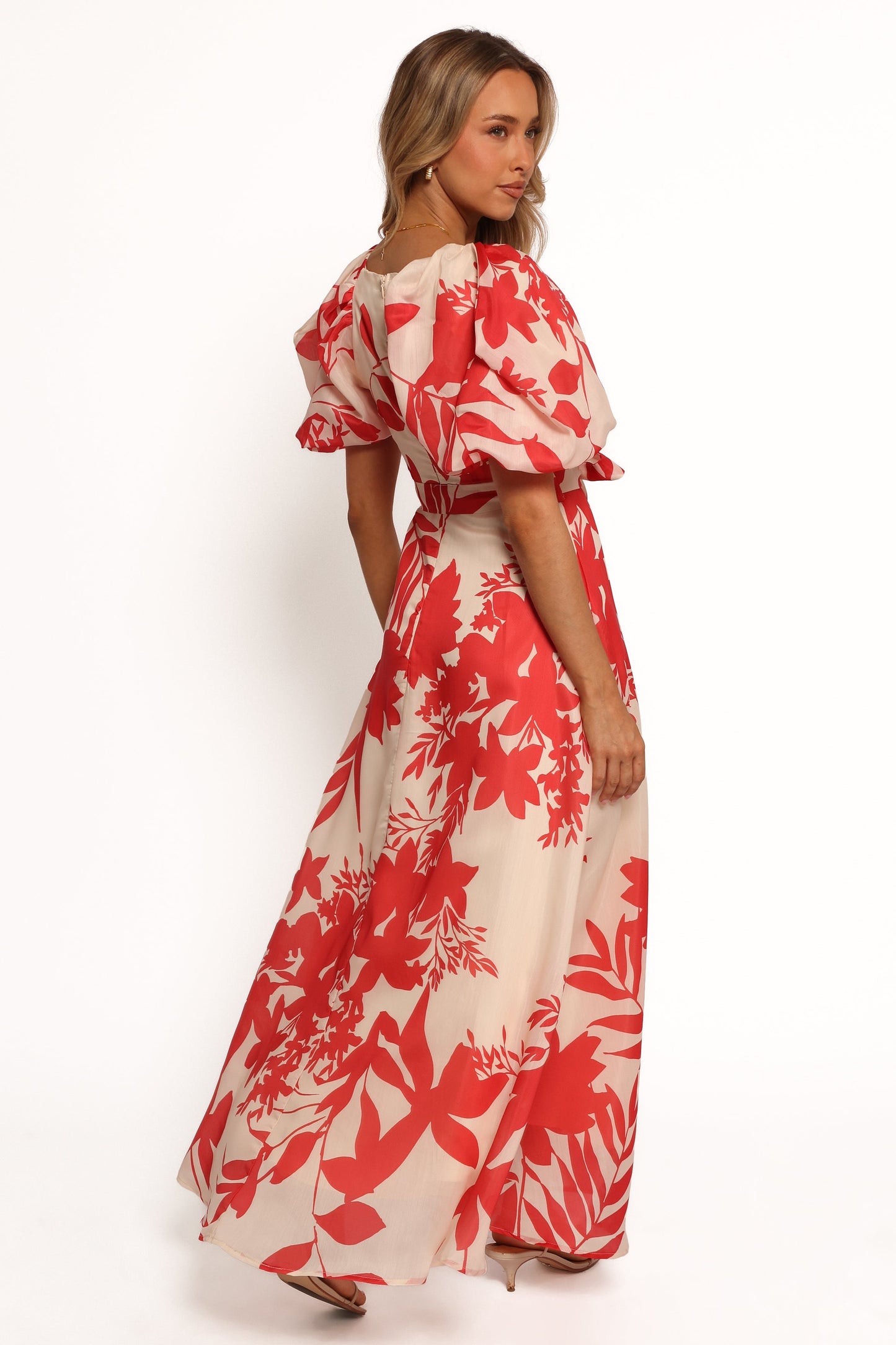 Ellery Midi Dress - Red Floral