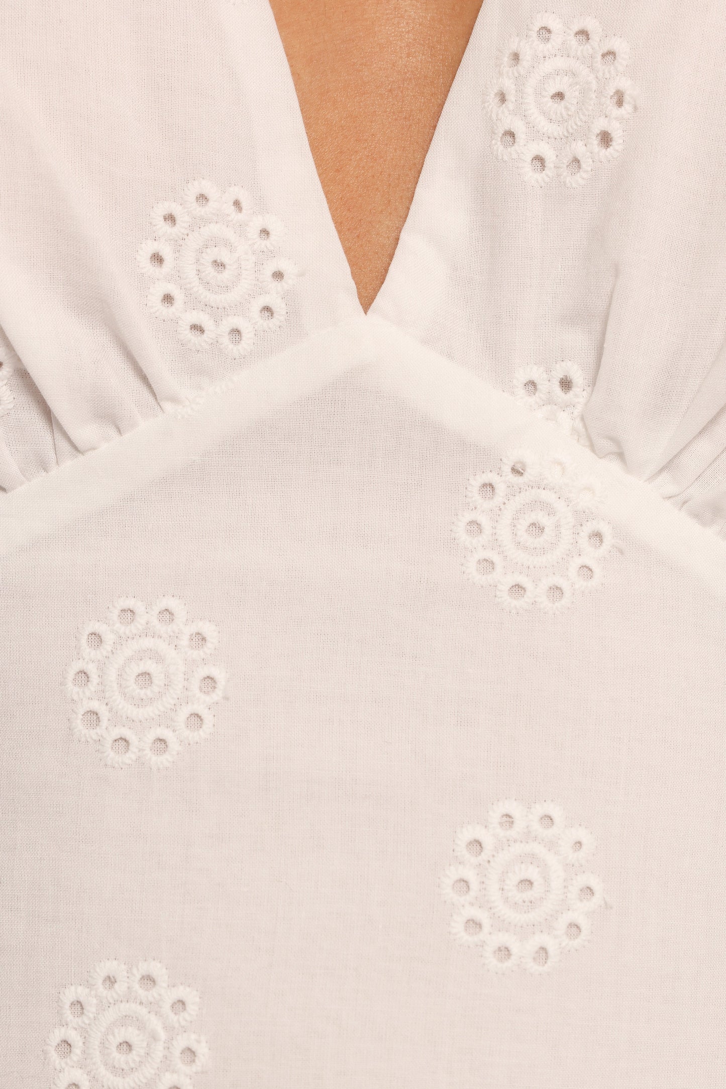 Ensley Flutter Sleeve Maxi Dress - White