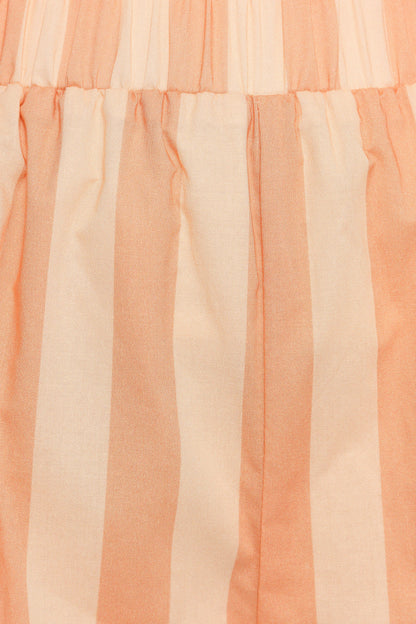 Essie Shorts - Terracotta Stripe