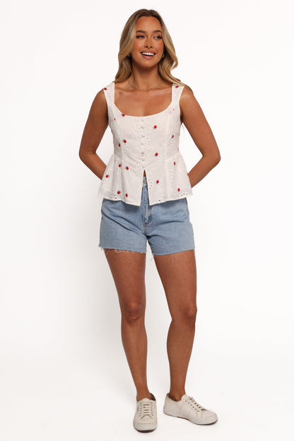 Estelle Top - White