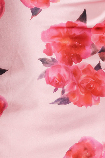 Esther Midi Dress - Pink