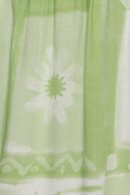 Eudora Maxi Dress - Green Print