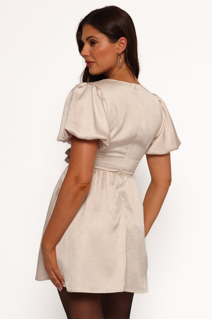 Everton Mini Dress - Beige