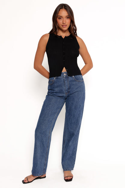 Fairfax Knit Top - Black