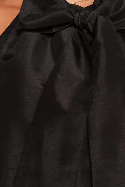Faith Bow Top - Black