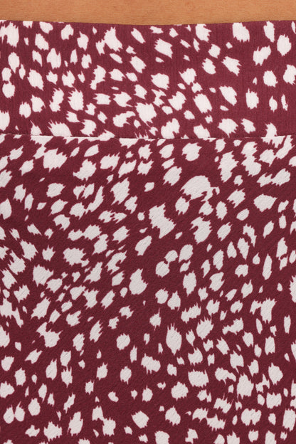 Falco Skirt - Burgundy