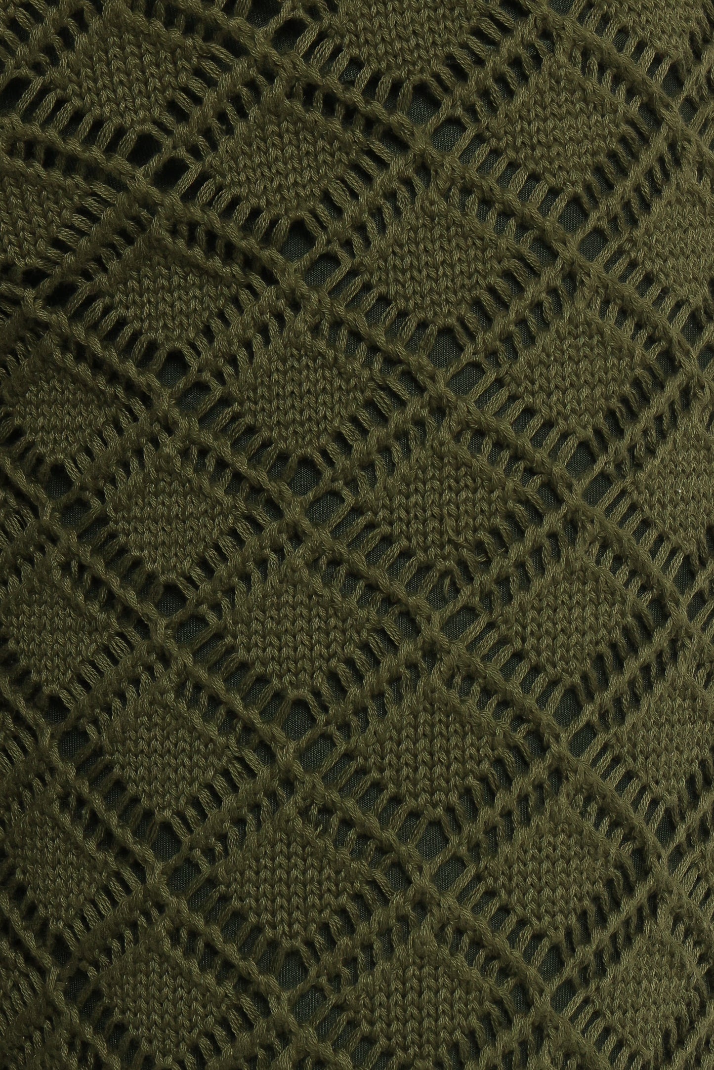 Sable Textured Knit Top - Olive