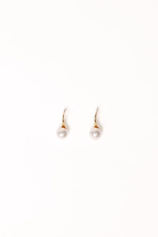 Finley Earrings - Gold/Pearl