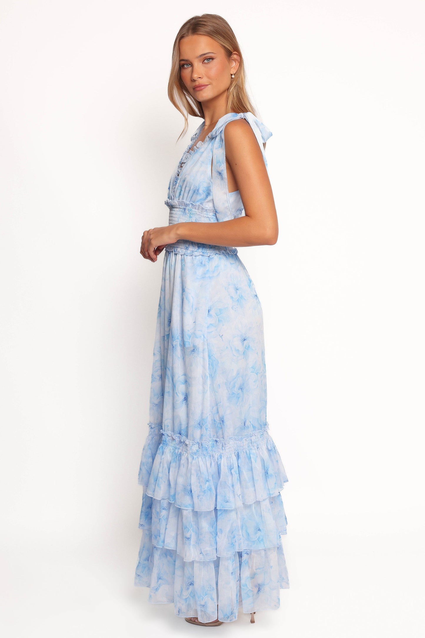 Fionna Maxi Dress - Blue Floral