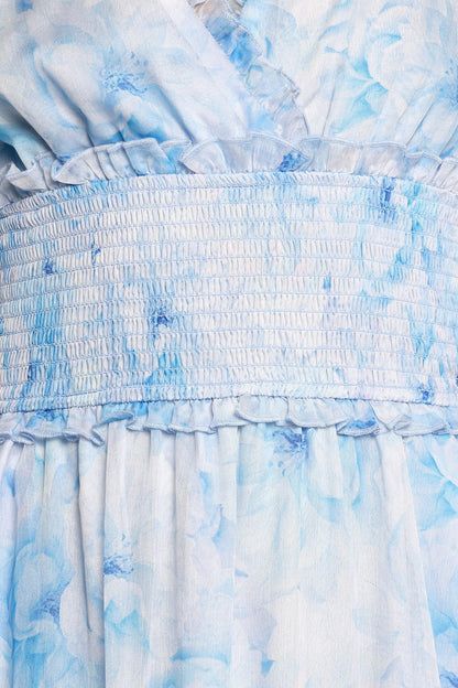 Fionna Maxi Dress - Blue Floral