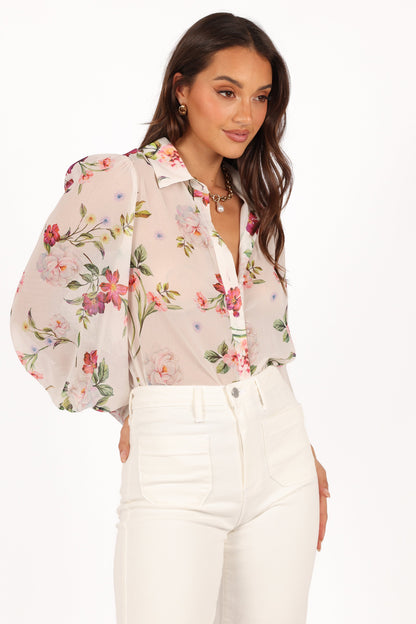 Fleetwood Blouse - Jaci White