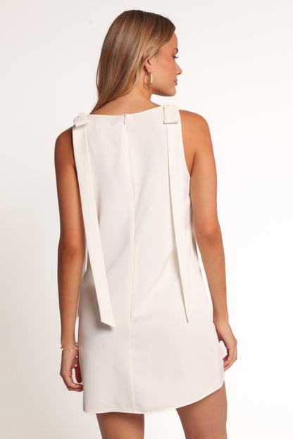 Floriana Mini Dress - Ivory