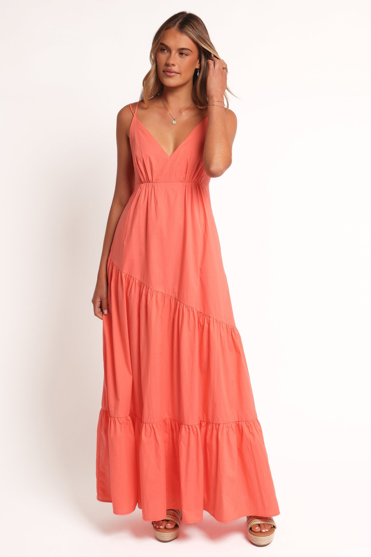 Forbes Maxi Dress - Coral