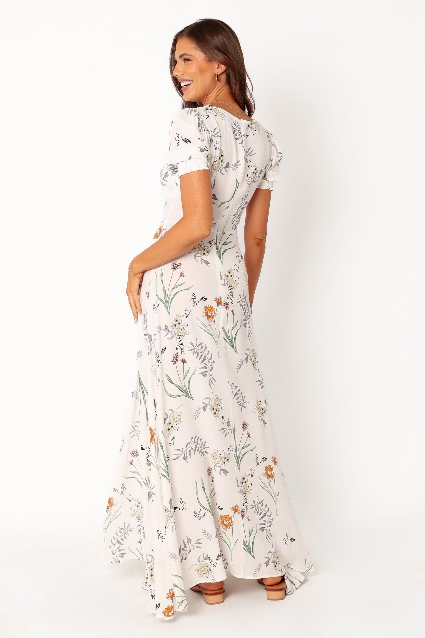 Franklin Maxi Dress - White Floral