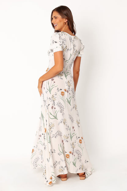 Franklin Maxi Dress - White Floral