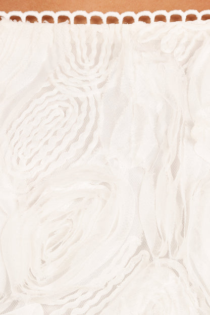 Gabbie Midi Dress - White