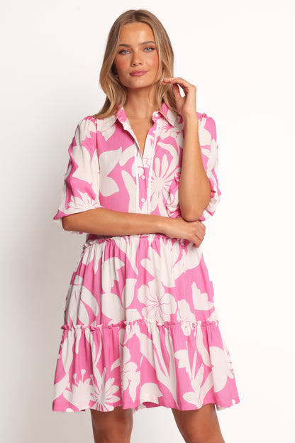 Galatea Mini Dress - Nola Print