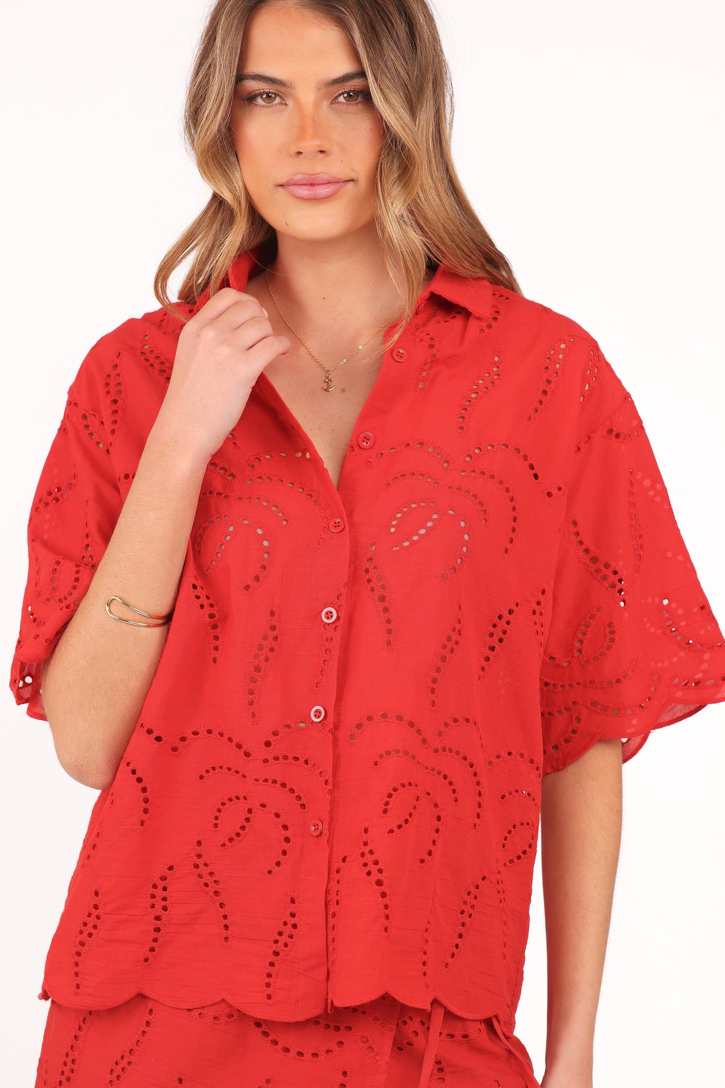 Gallie Skirt Set - Red