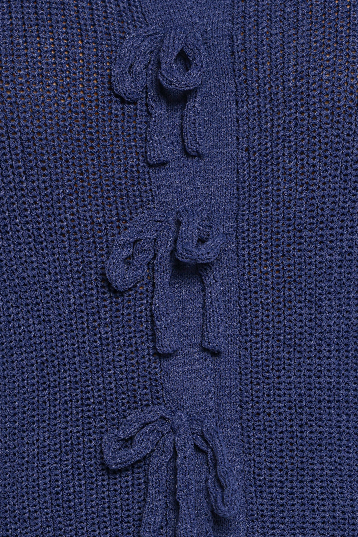 Gemma Short Sleeve Bow Cardigan - Navy