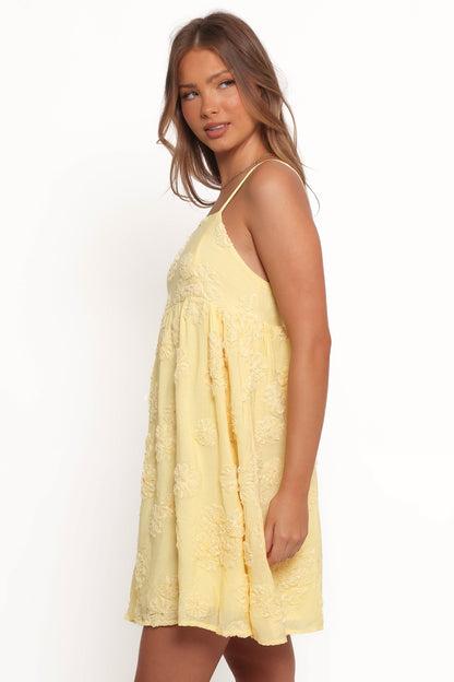 Giana Mini Dress - Yellow
