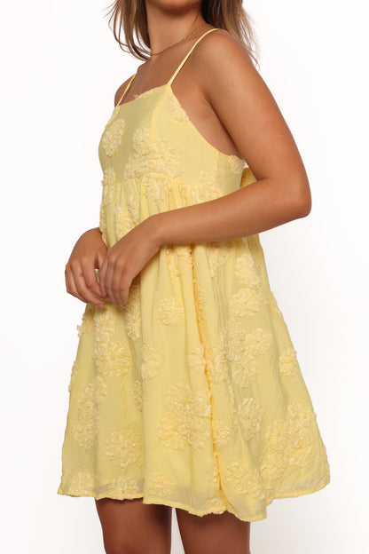 Giana Mini Dress - Yellow