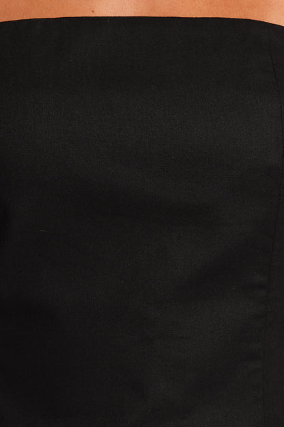 Giovana Strapless Top - Black