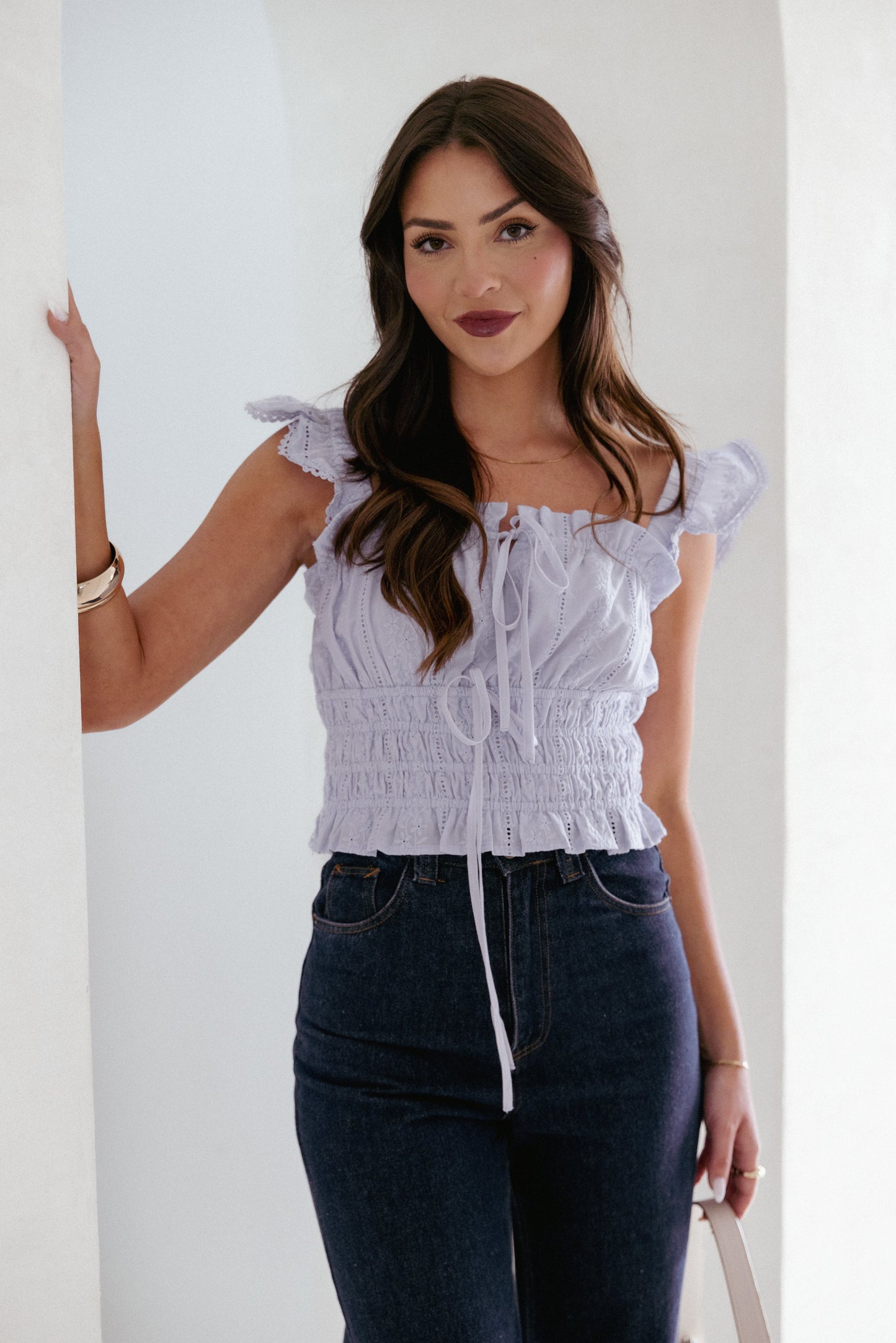 Giran Top - Cashmere Blue