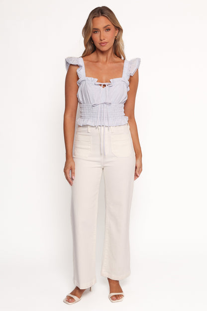 Giran Top - Cashmere Blue