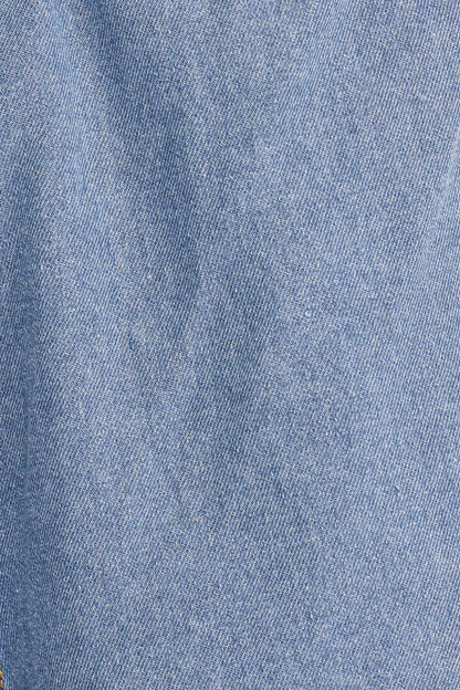 Graciana Denim Short Set - Blue