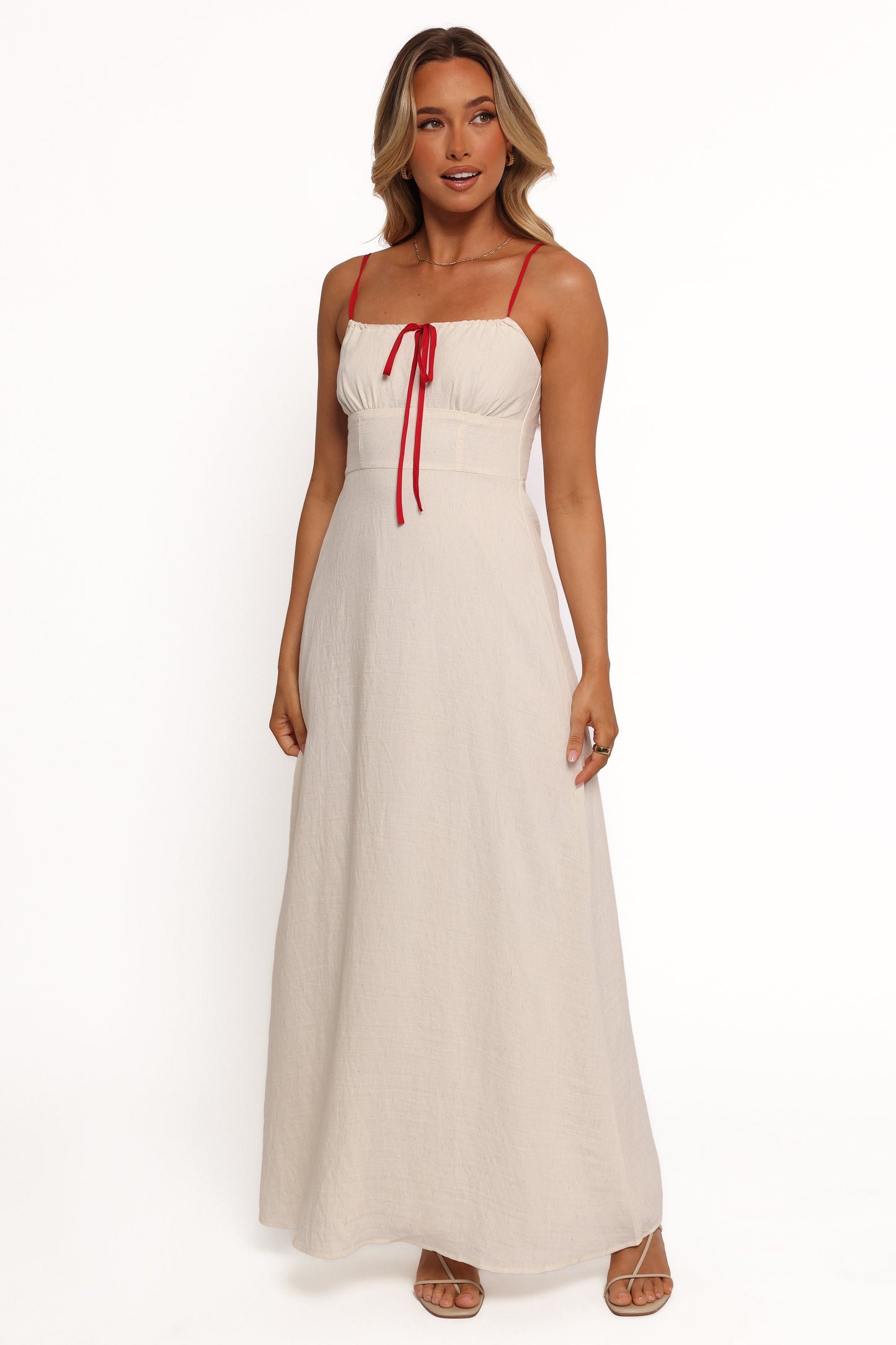 Gracie Midi Dress - Oatmeal