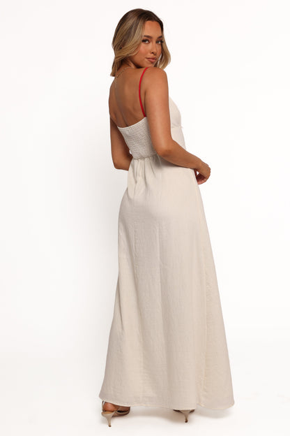 Gracie Midi Dress - Oatmeal