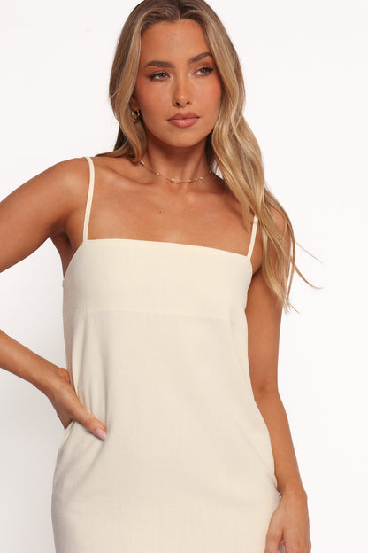 Grant Midi Dress - Cream