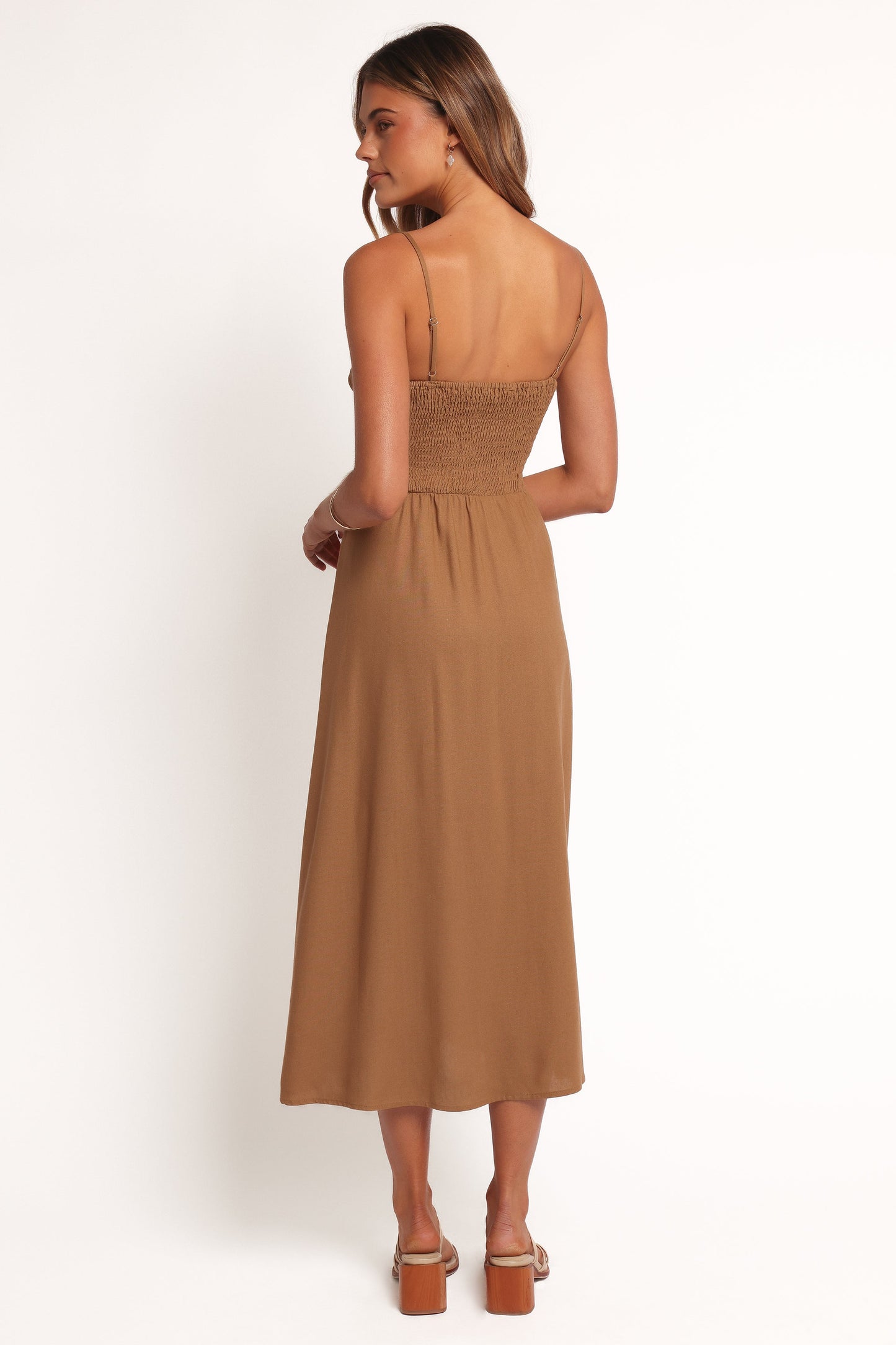 Ida Midi Dress - Golden Palm